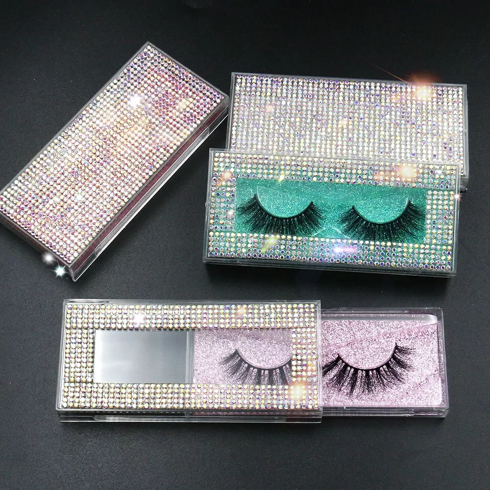 New Empty diamond lash packaging 30pcs/lot rhinestone eyelash boxes mink eyelashes
New Empty diamond lash packaging 30pcs/lot rhinestone eyelash boxes mink eyelashes