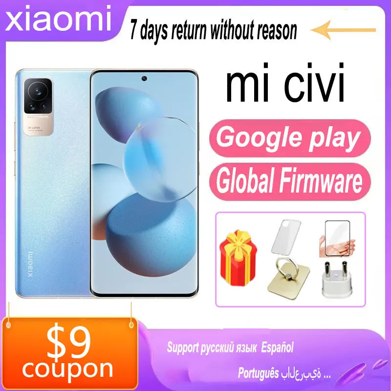 Оригинальный телефон, 55 Вт, redmi xiaomi Civi, Snapdragon 778 ГБ, камера 64 мп, литий-полимерный аккумулятор 4500 мАч, QC, OLED-дисплей, Android
Оригинальный телефон, 55 Вт, redmi xiaomi Civi, Snapdragon 778 ГБ, камера 64 мп, литий-полимерный аккумулятор 4500 мАч, QC, OLED-дисплей, Android