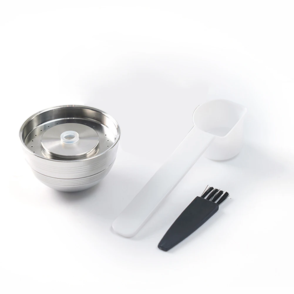 for Nespresso Vertuo Next Reusable Capsule Vertuoline Refillable Stainless Steel Coffee Filter Pods with Spoon Cleaning Brush
for Nespresso Vertuo Next Reusable Capsule Vertuoline Refillable Stainless Steel Coffee Filter Pods with Spoon Cleaning Brush