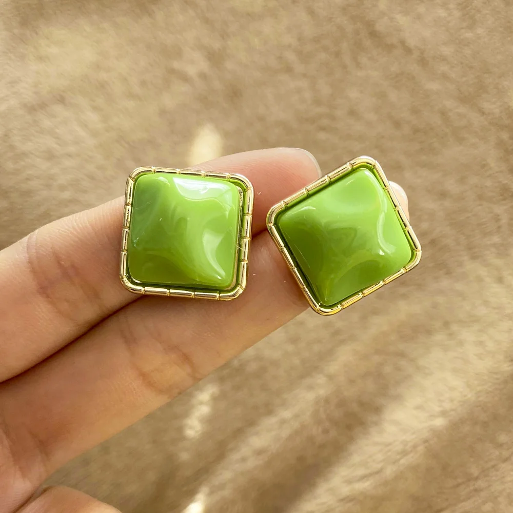 Lost Lady Temperament Simple Geometric Square Personality Fashion Unique Design Sense Earrings Women
Lost Lady Temperament Simple Geometric Square Personality Fashion Unique Design Sense Earrings Women