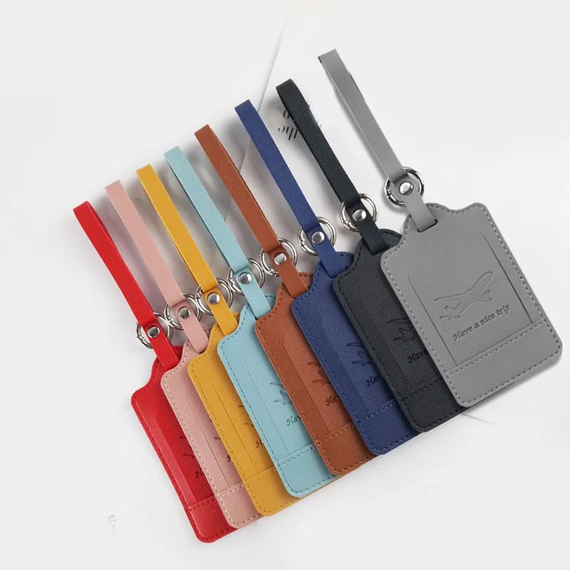 1Pcs Travel Accessories Color Airplane Luggage Tags Boarding Pass Suitcase Tag Check-in Leather PU Luggage Tags Light Soft
1Pcs Travel Accessories Color Airplane Luggage Tags Boarding Pass Suitcase Tag Check-in Leather PU Luggage Tags Light Soft
