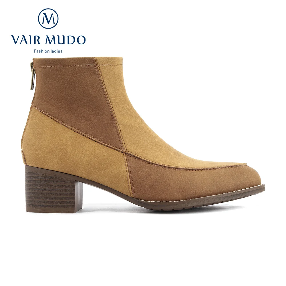 VAIR MUDO Women Casual Ankle Boots Zipper Fashion Lady Chealsea Boots Rounded Toe Thick Mid Heels Winter Autumn Footwear
VAIR MUDO Women Casual Ankle Boots Zipper Fashion Lady Chealsea Boots Rounded Toe Thick Mid Heels Winter Autumn Footwear