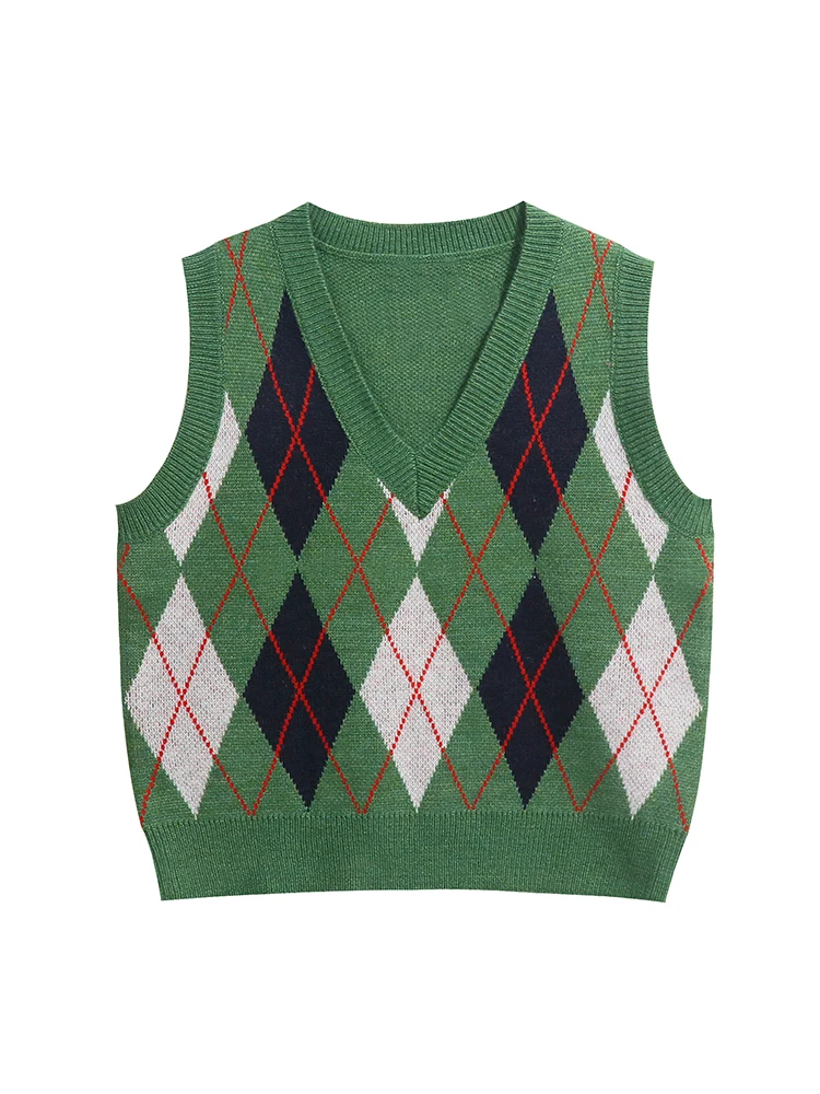 Новинка, женский свободный Трикотажный жилет с ромбовидным узором, свитер с V-образным вырезом, Повседневный свитер без рукавов, костюмы, же...
Новинка, женский свободный Трикотажный жилет с ромбовидным узором, свитер с V-образным вырезом, Повседневный свитер без рукавов, костюмы, же...