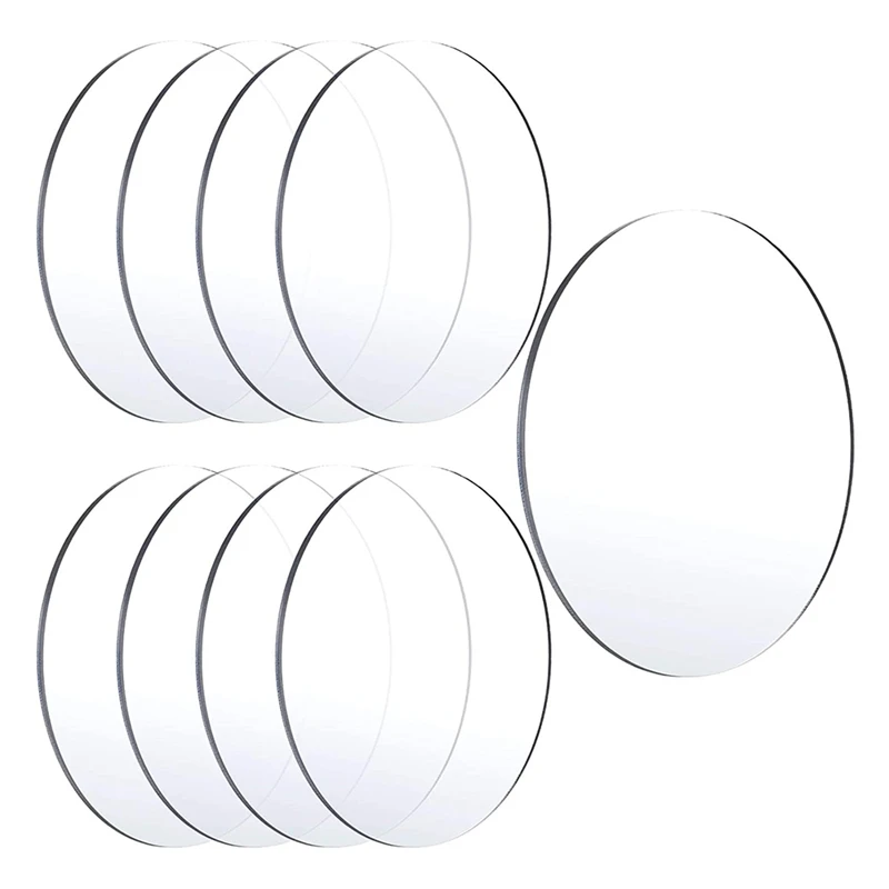 8Pcs Clear Acrylic Sheets Round Acrylic Discs 1/12 Inch Thick For DIY Craft Project Signs Picture Frame Display (6 Inch)
8Pcs Clear Acrylic Sheets Round Acrylic Discs 1/12 Inch Thick For DIY Craft Project Signs Picture Frame Display (6 Inch)