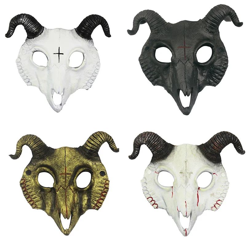 Goat Mask Halloween Party PU Animal Mask Personalized Festival Ball Dressing Simulation Funny Party Atmosphere
Goat Mask Halloween Party PU Animal Mask Personalized Festival Ball Dressing Simulation Funny Party Atmosphere