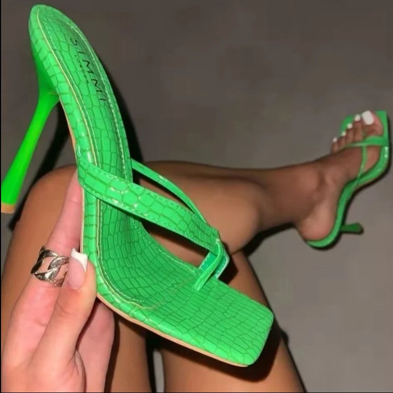 2022 Ladies Sexy Clip Toe High Heels Sandals for Women Summer Fine Heel Outdoor Party Slippers Shoes Flip Flops Large Size 35~43
2022 Ladies Sexy Clip Toe High Heels Sandals for Women Summer Fine Heel Outdoor Party Slippers Shoes Flip Flops Large Size 35~43