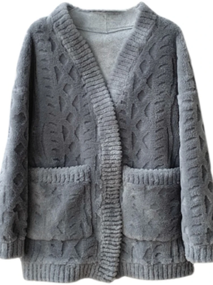 OFTBUY 2022 Winter Jacket Women Real Fur Coat Natural Weave Wool Fur Loose Thick Warm Pockets Outerwear Streetwear New Fashion
OFTBUY 2022 Winter Jacket Women Real Fur Coat Natural Weave Wool Fur Loose Thick Warm Pockets Outerwear Streetwear New Fashion