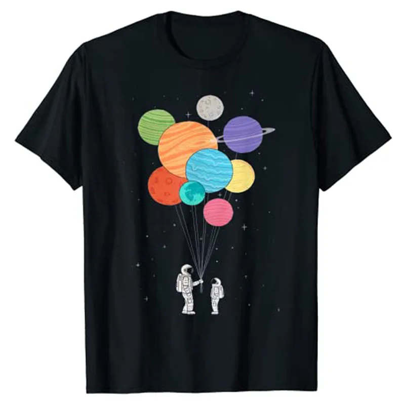 Planet Balloons T-Shirt Funny Universe Astronaut Space Lover Graphic Tee Tops Cute Short Sleeve Blouses Summer Fashion Clothes
Planet Balloons T-Shirt Funny Universe Astronaut Space Lover Graphic Tee Tops Cute Short Sleeve Blouses Summer Fashion Clothes