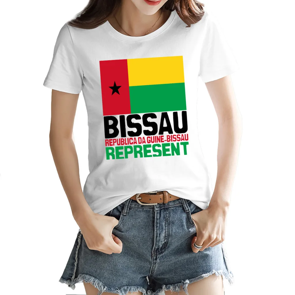 Guinee Bissau. Represent Women's T-shirt premium White Cool Tees Tops European Size
Guinee Bissau. Represent Women's T-shirt premium White Cool Tees Tops European Size