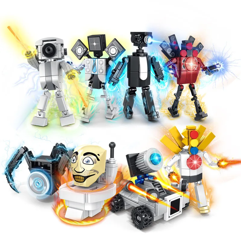 Skibidi Toilet Man vs Monitor Model Building Blocks Audio Man Titan Speaker Man Camera Man Gift Toys For Children Christmas
Skibidi Toilet Man vs Monitor Model Building Blocks Audio Man Titan Speaker Man Camera Man Gift Toys For Children Christmas