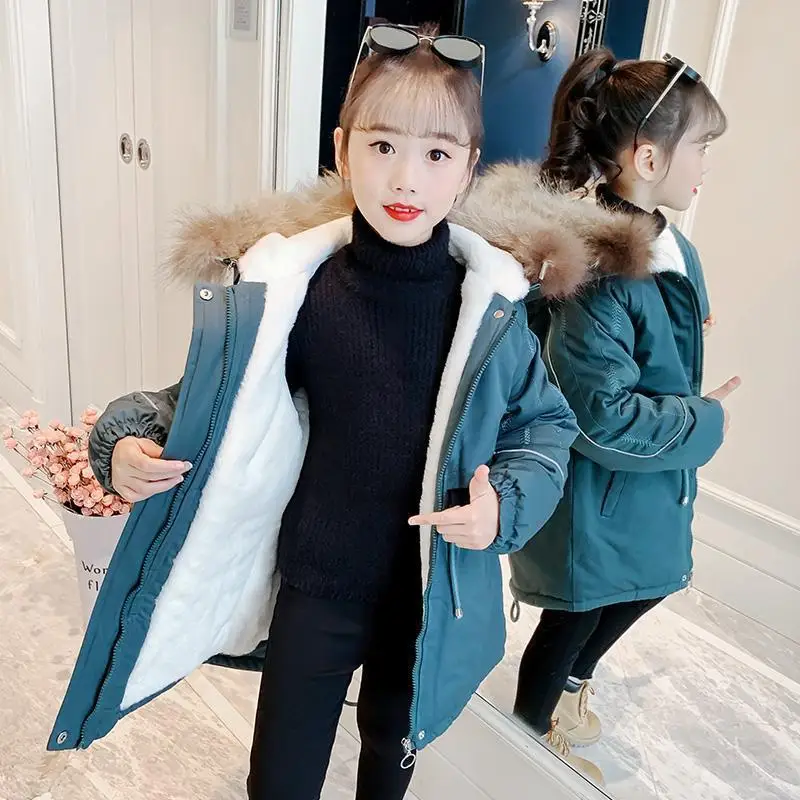 Teenage Girls Jacket Winter Coats 2021 Long Sleeve Fur Hooded Kids Parkas Outfits Girl's Outerwear Clothes 4 6 8 10 11 12 Years
Teenage Girls Jacket Winter Coats 2021 Long Sleeve Fur Hooded Kids Parkas Outfits Girl's Outerwear Clothes 4 6 8 10 11 12 Years