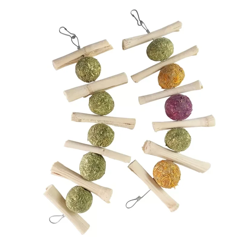 Hay Treats for Small Pet Teeth Clean Natural Grass Hay Balls Rabbit Organic Chew Toys for Hamsters Gerbils Degu Bunny
Hay Treats for Small Pet Teeth Clean Natural Grass Hay Balls Rabbit Organic Chew Toys for Hamsters Gerbils Degu Bunny