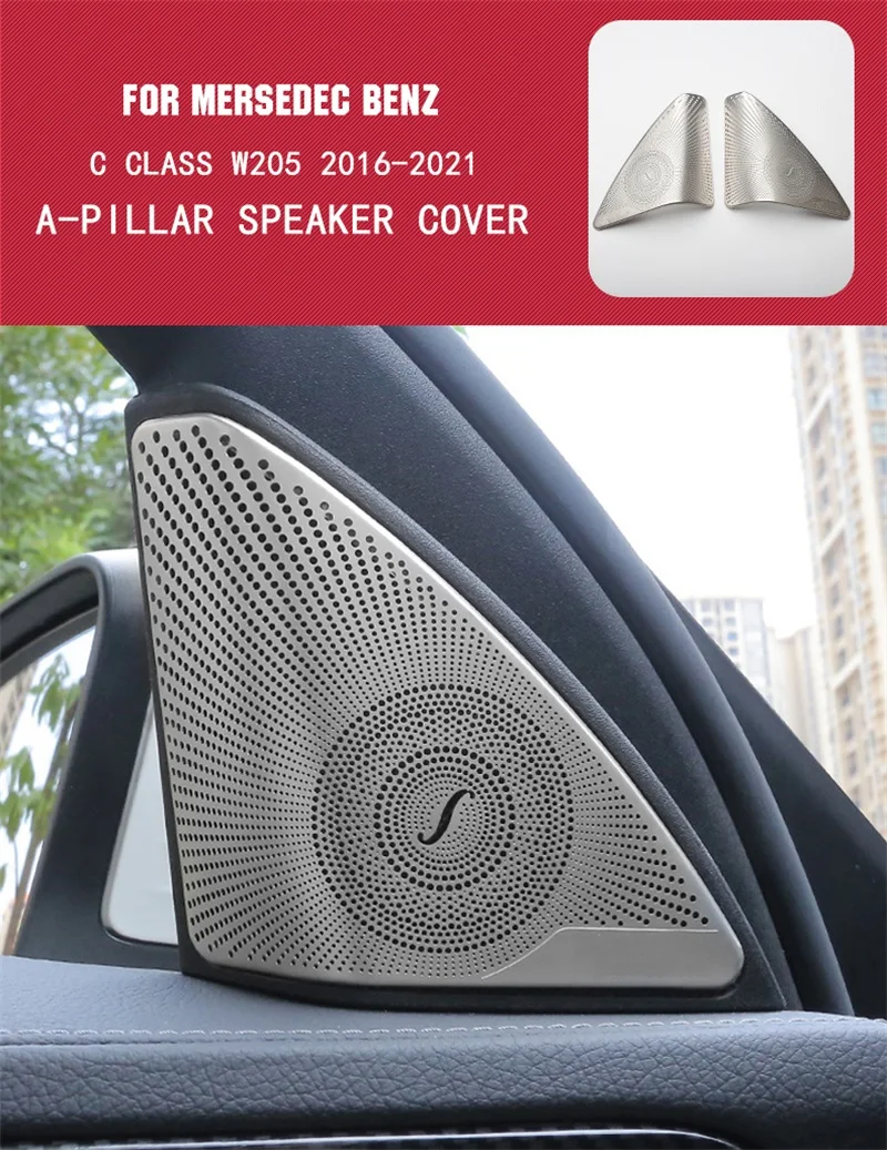 Car Audio Speaker Cover Trim for Mercedes Benz E/C/GLC Class W213 W205 X253 Car Interior Door Loudspeaker Cover Trim Accessories
Car Audio Speaker Cover Trim for Mercedes Benz E/C/GLC Class W213 W205 X253 Car Interior Door Loudspeaker Cover Trim Accessories