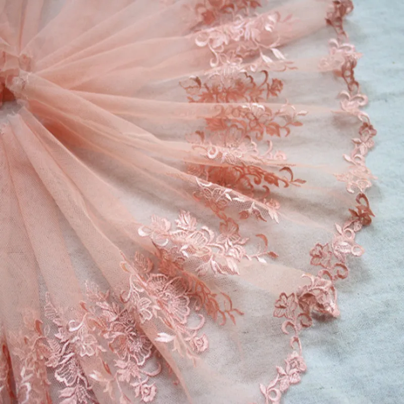 23cm Wide High Quality Pink Mesh Lace Finish Embroidery Ribbon Decorative Dance Dress DIY Suit Accessories
23cm Wide High Quality Pink Mesh Lace Finish Embroidery Ribbon Decorative Dance Dress DIY Suit Accessories