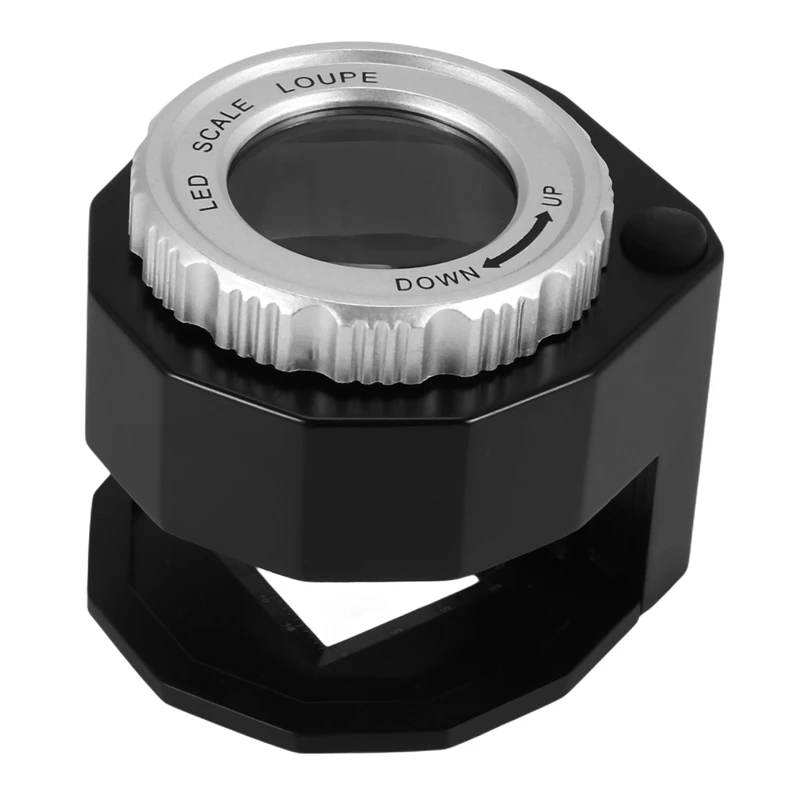 30X Illuminated Jewelers Loupe Magnifier, Adjustable Focal Length Loupe, Magnifying Glass For Circuit Board Coins
30X Illuminated Jewelers Loupe Magnifier, Adjustable Focal Length Loupe, Magnifying Glass For Circuit Board Coins