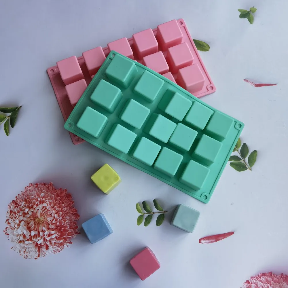 New 15 Cavity Cube Square Shape Silicone Mold for Cake Decorating Tools DIY Dessert Cake Moulds for Kitchen Baking
New 15 Cavity Cube Square Shape Silicone Mold for Cake Decorating Tools DIY Dessert Cake Moulds for Kitchen Baking