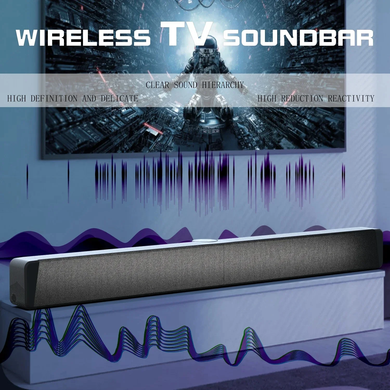 Беспроводной звуковой бокс BS 53 40 Вт Soundmaster двухцелевые настольные Bluetooth колонки