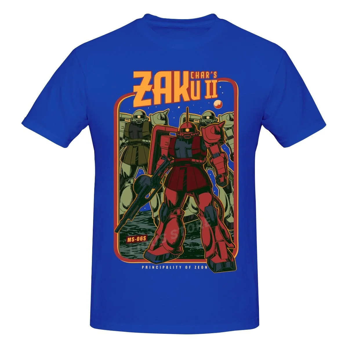 Japan Anime Gundam Retro Char's Zaku II Vintage T shirt Harajuku Clothing Short Sleeve Cotton Streetwear Graphic Tshirt Tees
Japan Anime Gundam Retro Char's Zaku II Vintage T shirt Harajuku Clothing Short Sleeve Cotton Streetwear Graphic Tshirt Tees