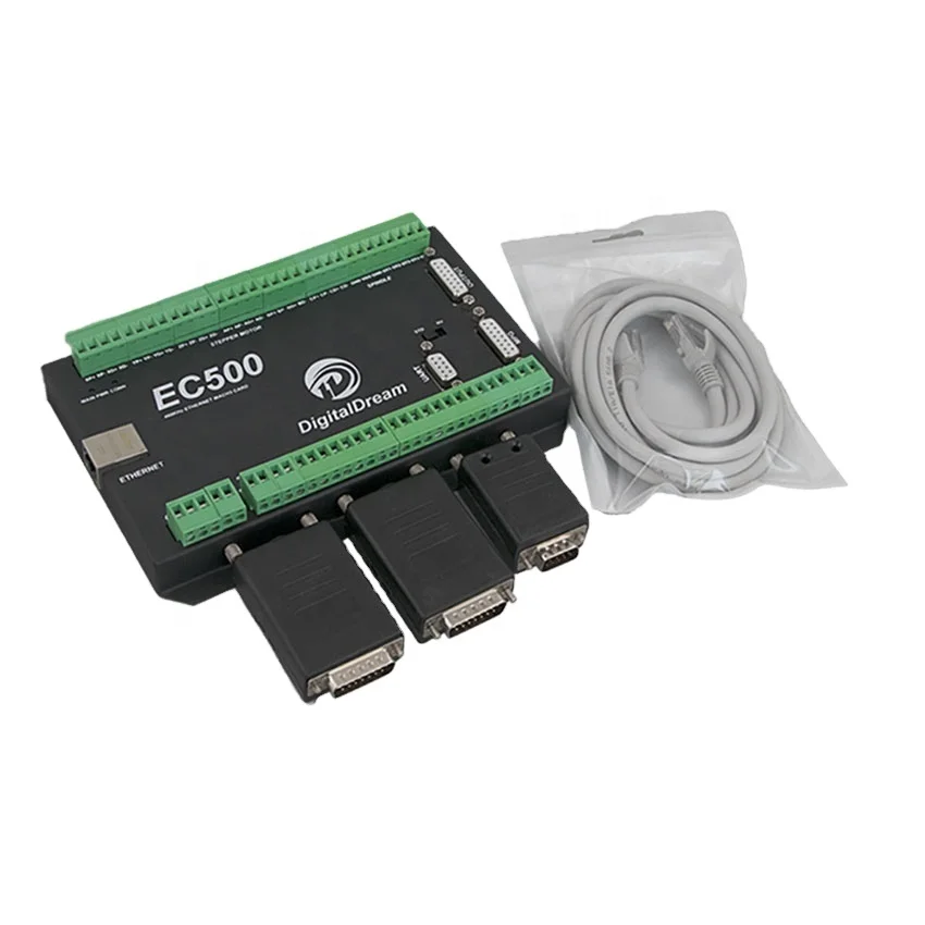 Digital Dream EC500 6 Axis 460Khz Mach 3 CNC Motion Controller with Ethernet Communication for CNC Router Milling Router Machine
Digital Dream EC500 6 Axis 460Khz Mach 3 CNC Motion Controller with Ethernet Communication for CNC Router Milling Router Machine