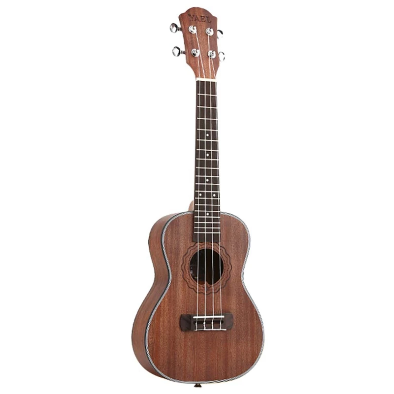 YAEL 26Inch Sapele Ukulele 4 Strings Hawaiian Ukulele Acoustic Guitar Mini Guitarra For Beginner Kids
YAEL 26Inch Sapele Ukulele 4 Strings Hawaiian Ukulele Acoustic Guitar Mini Guitarra For Beginner Kids