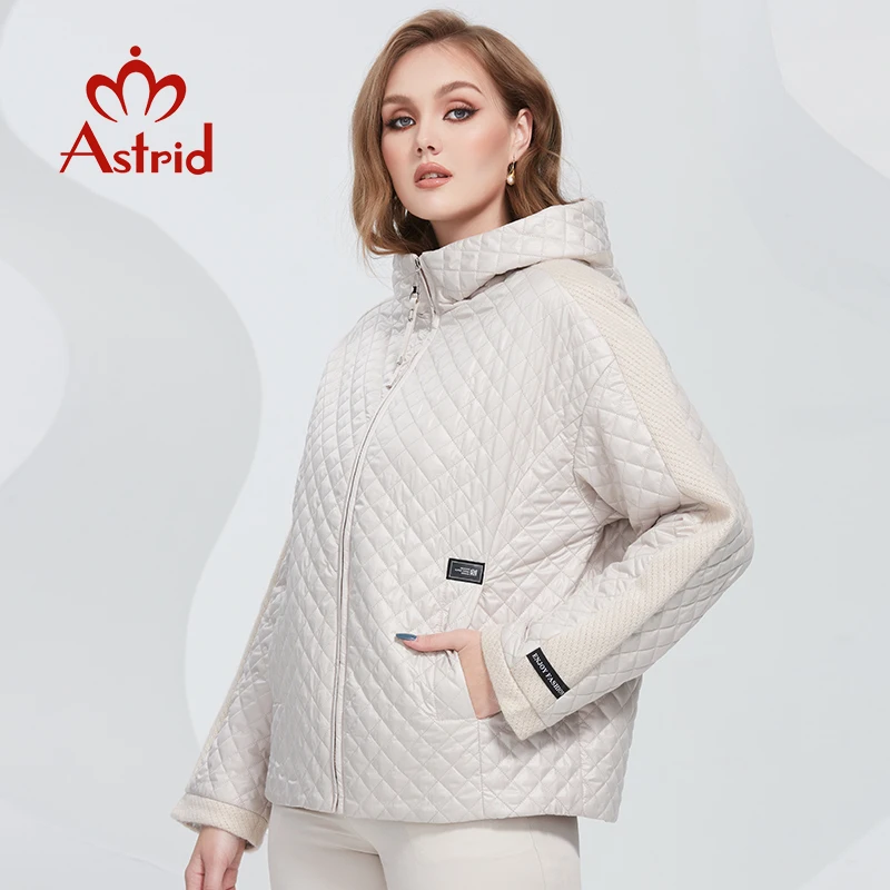 Astrid 2022 Spring Women Parkas Oversize Diamond Pattern Padded Coats Hooded Sweater Stitching Jacket Outerwear Quilted AM-10109
Astrid 2022 Spring Women Parkas Oversize Diamond Pattern Padded Coats Hooded Sweater Stitching Jacket Outerwear Quilted AM-10109