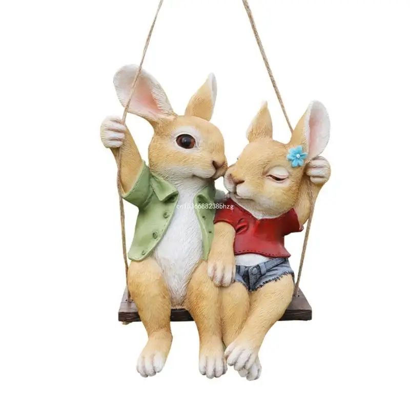 Garden Statue Resin Swing Rabbit Couple Indoor Outdoor Hanging Rabbit Sculpture Dropship
Garden Statue Resin Swing Rabbit Couple Indoor Outdoor Hanging Rabbit Sculpture Dropship