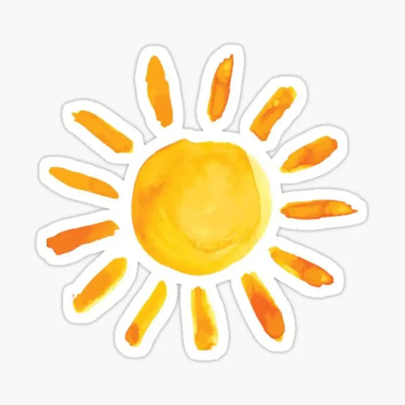 Brushed Watercolor Painted Sun Sticker for Laptop Decor Bedroom Car Cute Cartoon Art Fashionable Public Suitcase
Brushed Watercolor Painted Sun Sticker for Laptop Decor Bedroom Car Cute Cartoon Art Fashionable Public Suitcase