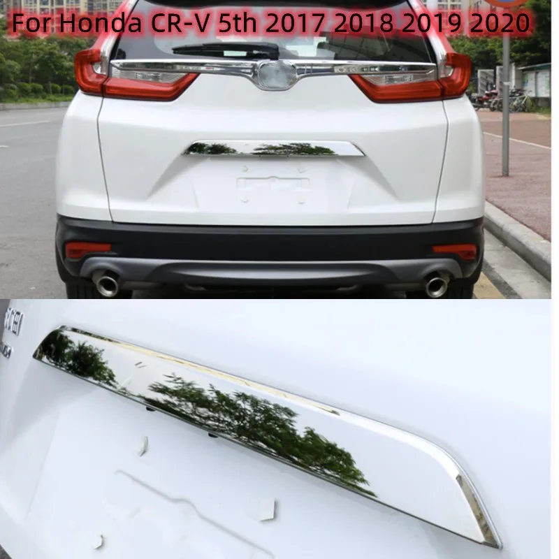 

Stainless Steel Chrome Trunk Strips For Honda CR-V 5th 2017 2018 2019 2020 CRV Tailgate Trims Molding Accessories