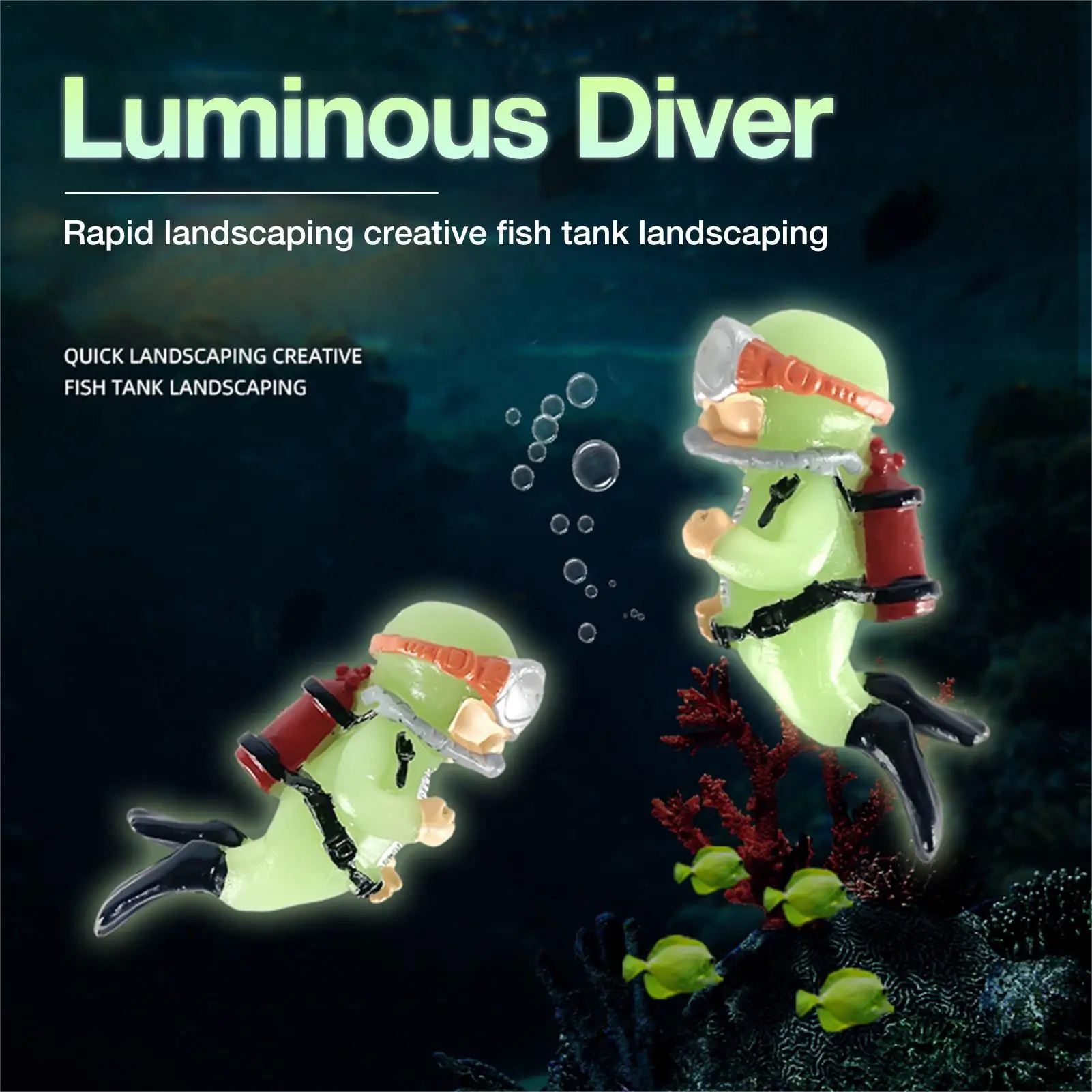 Glowing Fish Tank Decorations | Luminous Floating Diver Aquarium Decorations | Cute Aquarium Diver w
Glowing Fish Tank Decorations | Luminous Floating Diver Aquarium Decorations | Cute Aquarium Diver w
