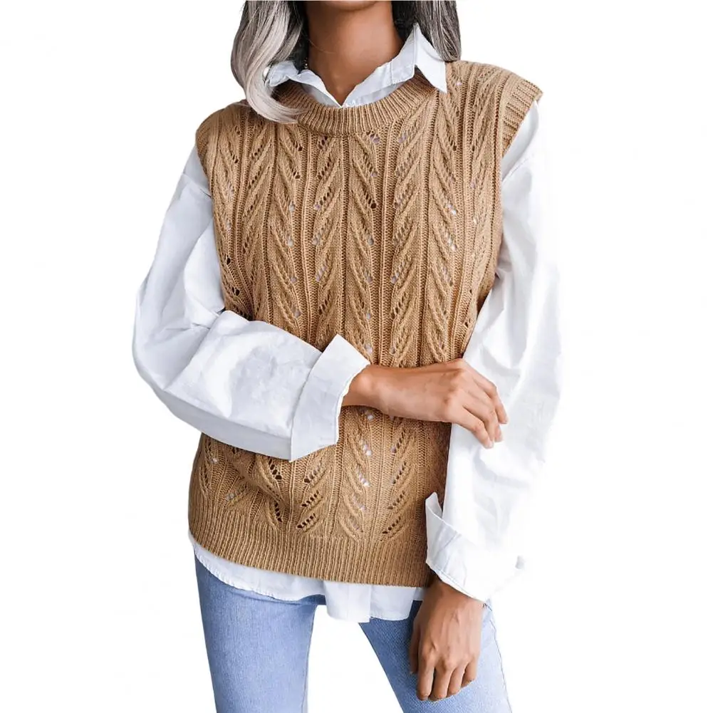 Sweater Vest O-Neck Versatile Pullover Vest Autumn Winter Loose Sleeveless Knitwear Streetwear
Sweater Vest O-Neck Versatile Pullover Vest Autumn Winter Loose Sleeveless Knitwear Streetwear