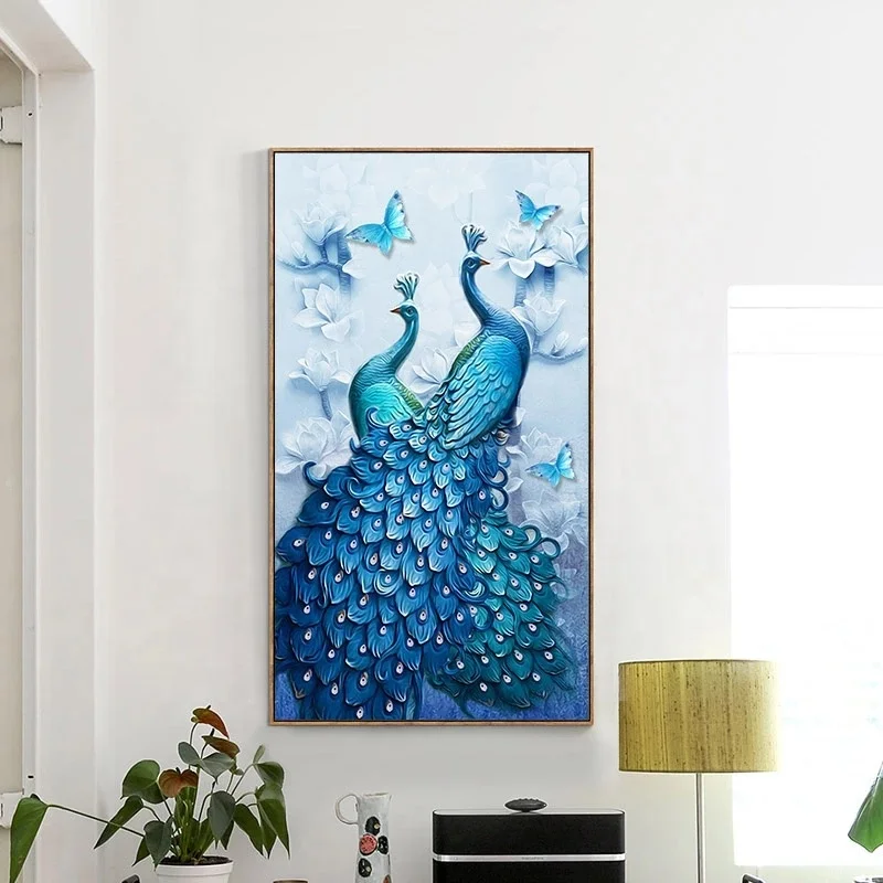 Wholesale Full Drill Round/Square Diamond Painting Animal peacock Cross Stitch Mosaic Kit 5d Diy Diamond Painting
Wholesale Full Drill Round/Square Diamond Painting Animal peacock Cross Stitch Mosaic Kit 5d Diy Diamond Painting