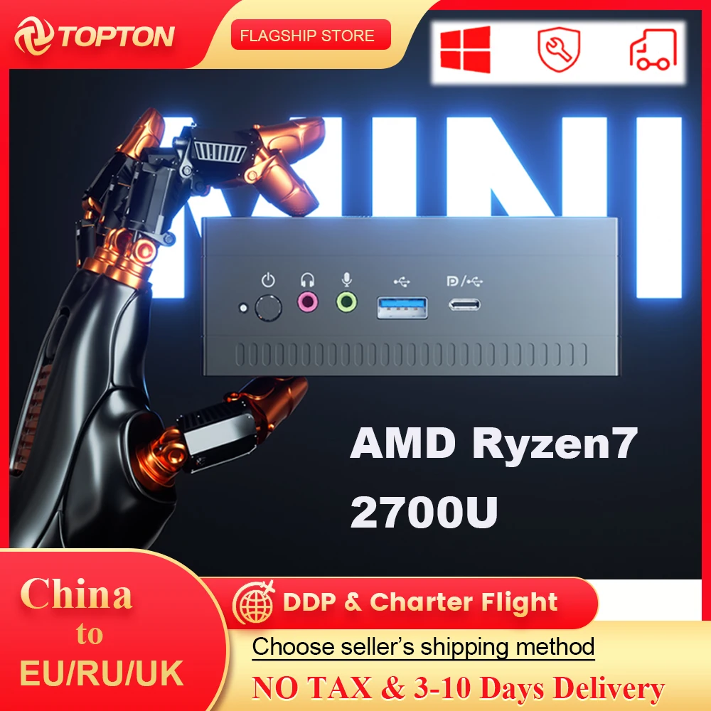 Новый мини-ПК AMD Ryzen 7 2700U четырехъядерный Vega 10 графический 2 * DDR4 M.2 NVME Win10 AC WiFi Настольный игровой компьютер
Новый мини-ПК AMD Ryzen 7 2700U четырехъядерный Vega 10 графический 2 * DDR4 M.2 NVME Win10 AC WiFi Настольный игровой компьютер