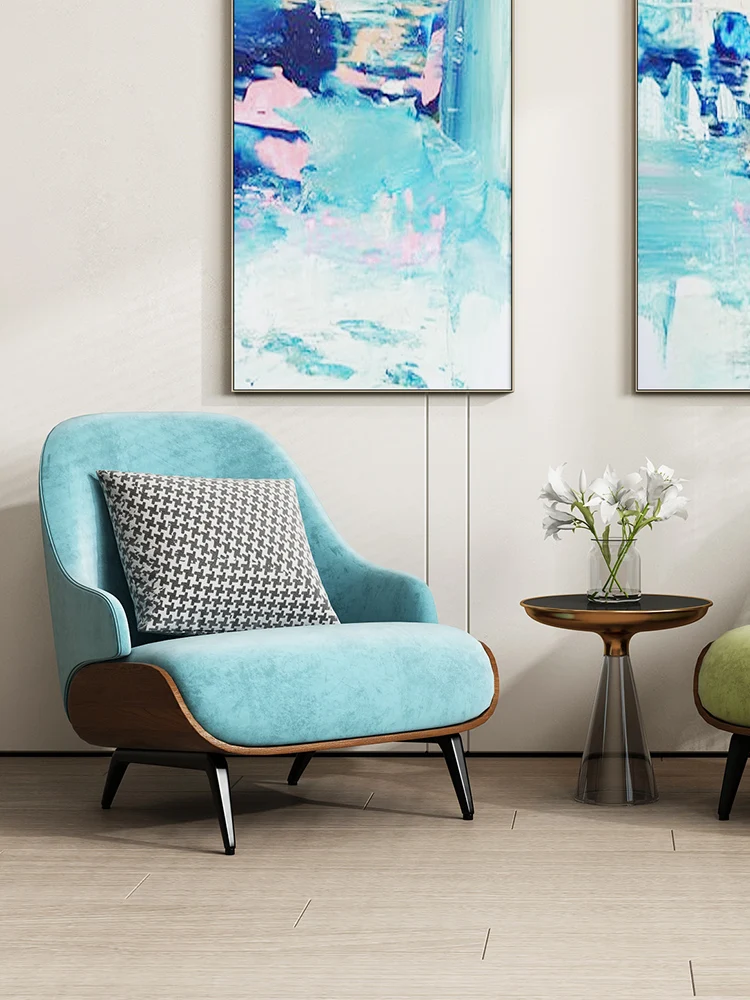 Very simple human chair bedroom balcony small family sofa chair velvet lazy sofa designer creative leisure chair
Very simple human chair bedroom balcony small family sofa chair velvet lazy sofa designer creative leisure chair