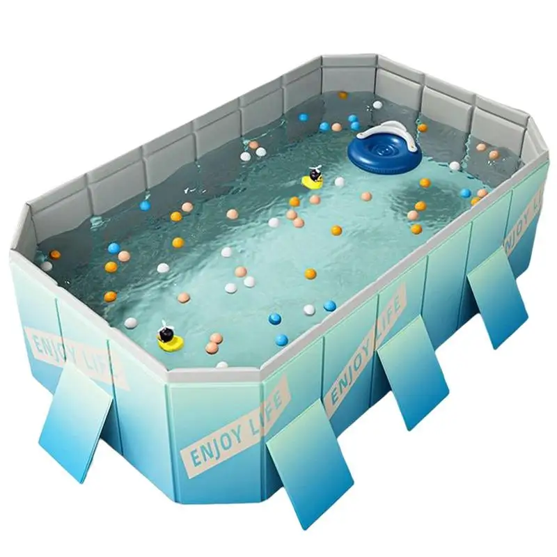 Portable Dog Pool PVC Summer Swimming Pool With Bracket Collapsible For Easy Storage And Transport Cat Pools Toddler Kids Play
Portable Dog Pool PVC Summer Swimming Pool With Bracket Collapsible For Easy Storage And Transport Cat Pools Toddler Kids Play