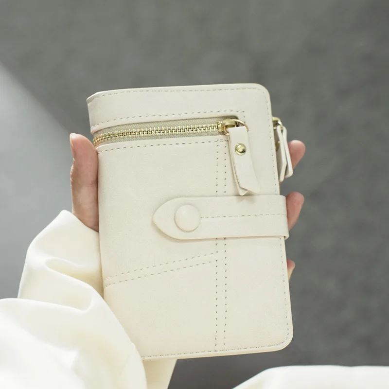 Women's wallet PU Leather Female Purse Hasp Solid Multi Card Holder Coin wallet Short Korean style Small Wallet Zipper
Women's wallet PU Leather Female Purse Hasp Solid Multi Card Holder Coin wallet Short Korean style Small Wallet Zipper