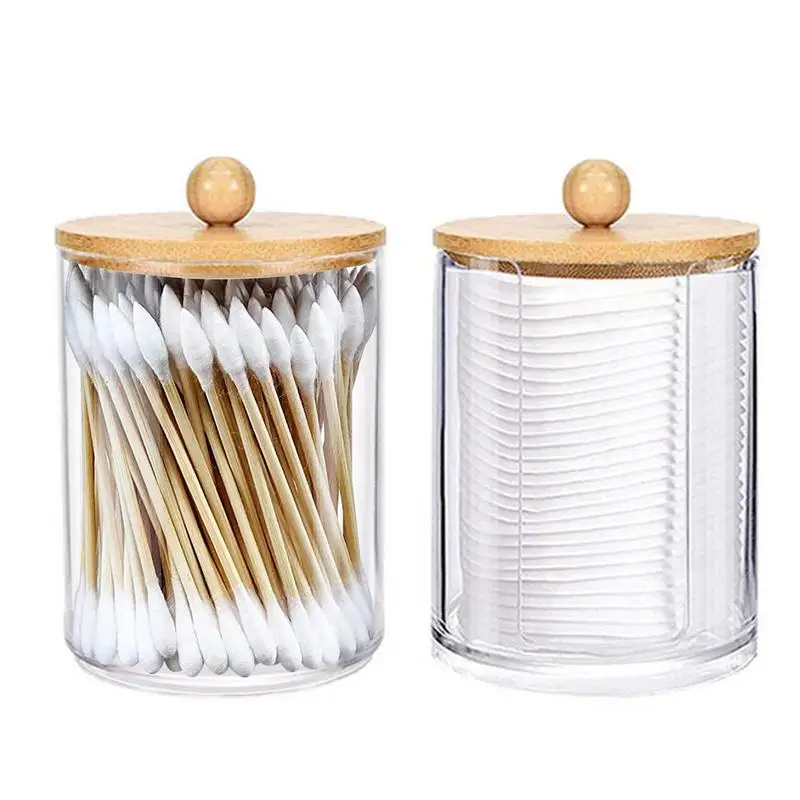 Round Q-Tips Cotton Swabs Holder Transparent Cotton Swab Storage Stand Rack Organizer Box Cosmetic Makeup Organizer Storage Tool
Round Q-Tips Cotton Swabs Holder Transparent Cotton Swab Storage Stand Rack Organizer Box Cosmetic Makeup Organizer Storage Tool