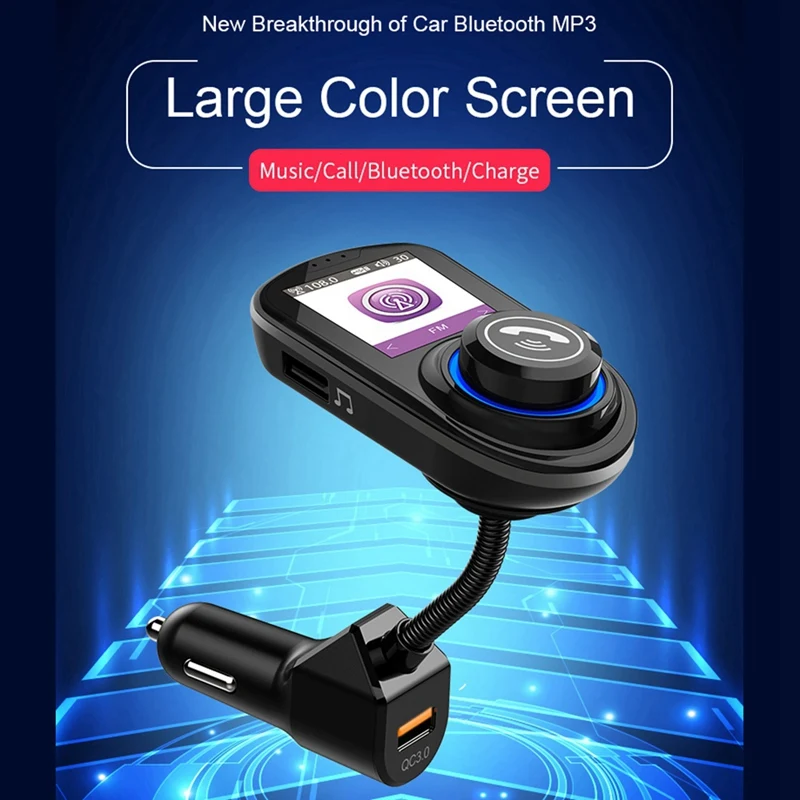 G45 1.8 Inch LCD Screen Bluetooth 5.0 Car MP3 Player QC3.0 Car Charger Wireless Handsfree FM Transmitter Radio Adapter
G45 1.8 Inch LCD Screen Bluetooth 5.0 Car MP3 Player QC3.0 Car Charger Wireless Handsfree FM Transmitter Radio Adapter