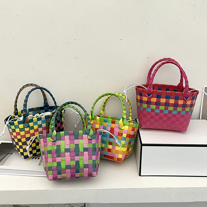 Women Woven Handbag Fashion Ladies Shoulder Bags Reusable Daily Use Beach Bag Casual beach Tote bag
Women Woven Handbag Fashion Ladies Shoulder Bags Reusable Daily Use Beach Bag Casual beach Tote bag
