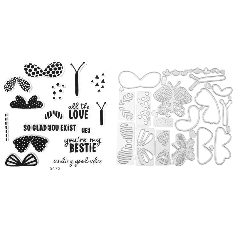 Stamps And Dies For Card Making DIY Scrapbooking Arts Crafts Metal Cutting Dies (5473)
Stamps And Dies For Card Making DIY Scrapbooking Arts Crafts Metal Cutting Dies (5473)