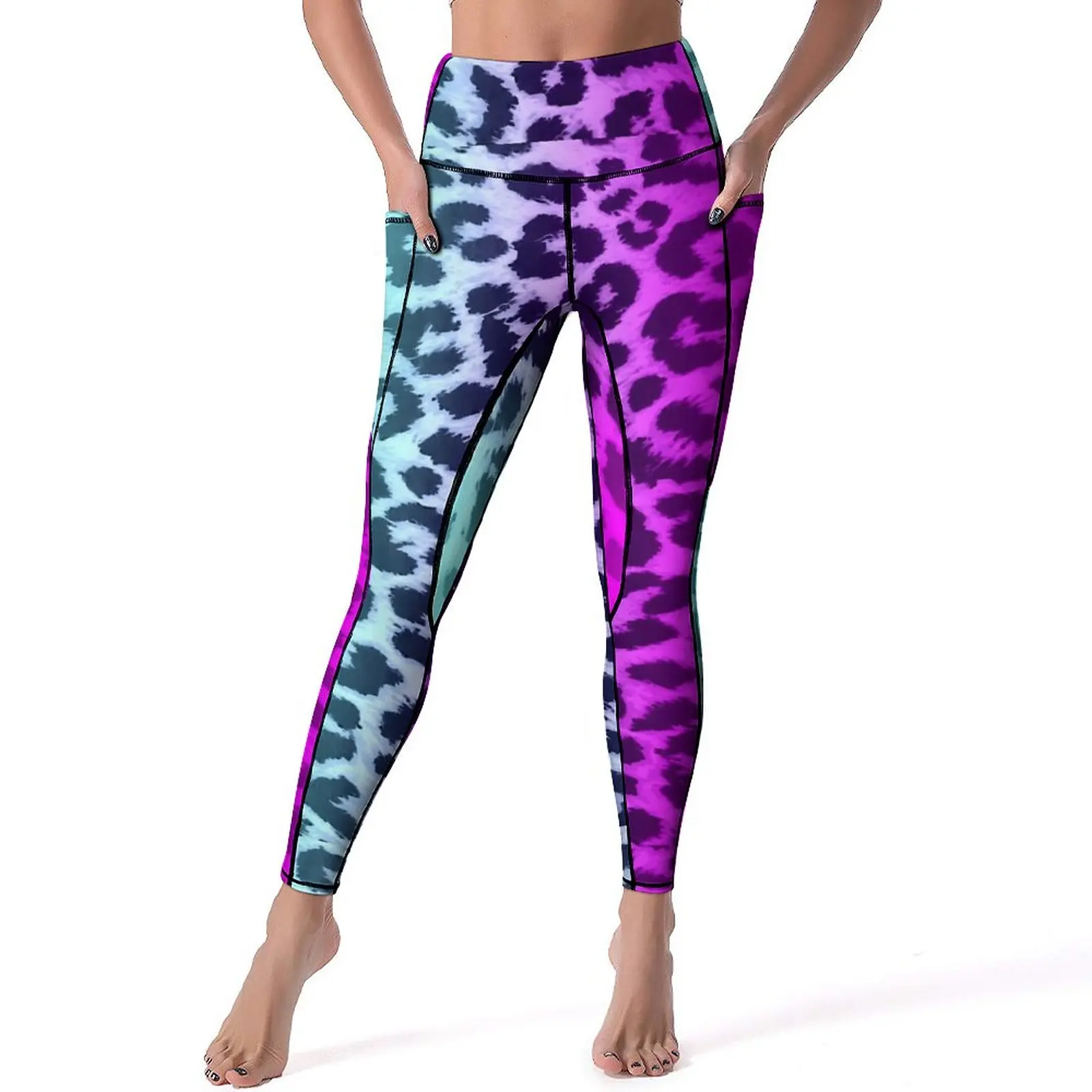 Blue Pink Two Tone Leggings Cheetah Leopard Gym Yoga Pants Lady Push Up Sweet Sports Tights Pockets Stretch Printed Yoga Legging
Blue Pink Two Tone Leggings Cheetah Leopard Gym Yoga Pants Lady Push Up Sweet Sports Tights Pockets Stretch Printed Yoga Legging