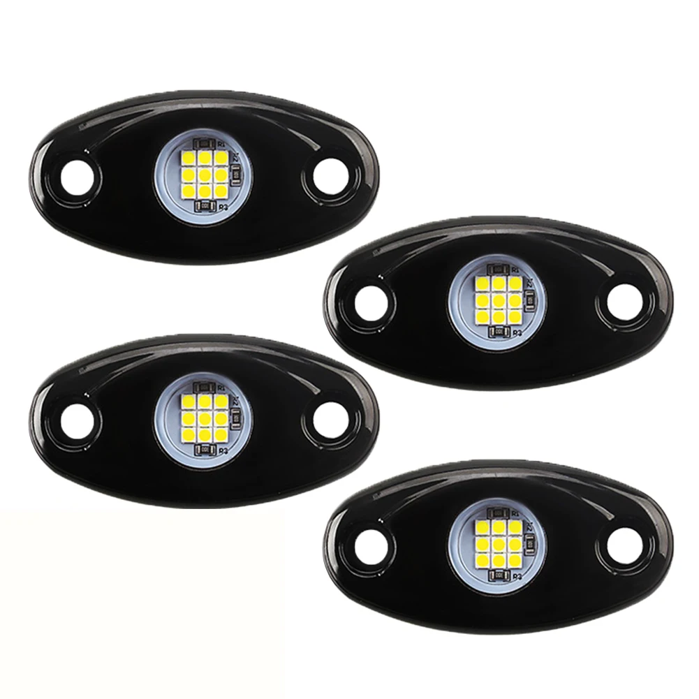 4pcs/set 9W Decorative LED Rock Lights Underbody Light For Jeep Offroad Truck ATV UTV 4X4 Car Boat 12V-24V DC White/Yellow/Red
4pcs/set 9W Decorative LED Rock Lights Underbody Light For Jeep Offroad Truck ATV UTV 4X4 Car Boat 12V-24V DC White/Yellow/Red