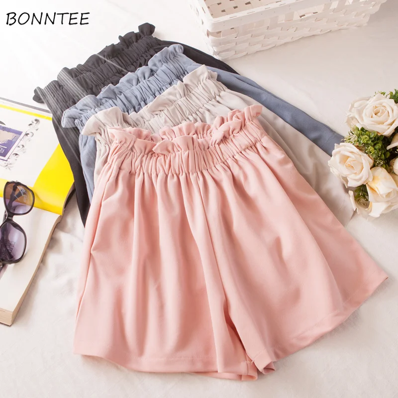 Shorts Women High Waist Wide Leg Korean Version Chiffon Trendy Loose Summer Breathable Ladies Elegant Pink New Arrival Popular
Shorts Women High Waist Wide Leg Korean Version Chiffon Trendy Loose Summer Breathable Ladies Elegant Pink New Arrival Popular