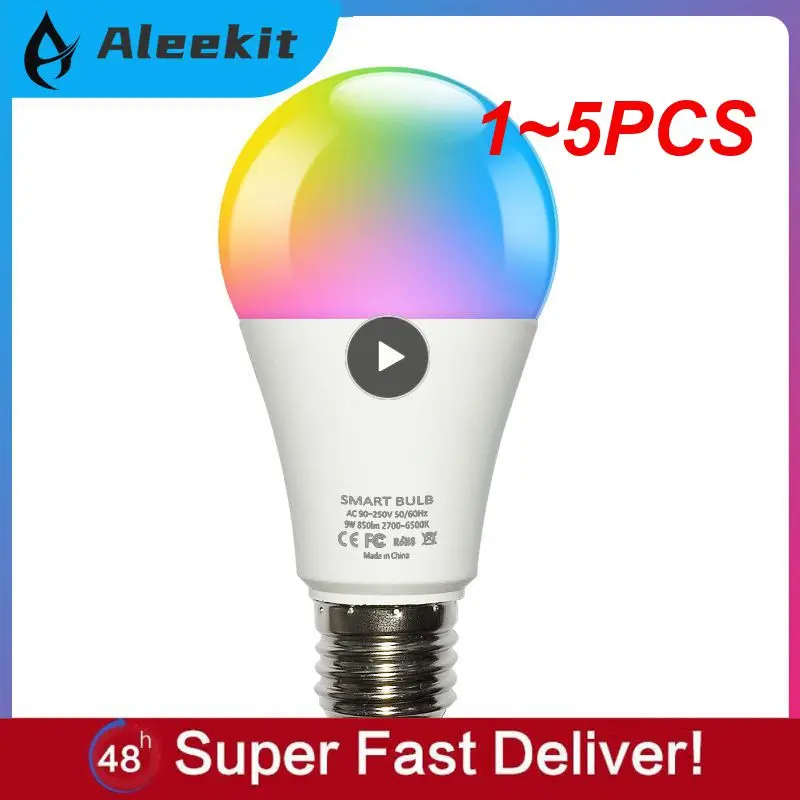 1~5PCS Tuya Wifi/ Smart Bulb Alexa Led Lamp E27 RGB Smart Light Bulbs 110V 220V Smart Lamps For Assisatnt Smart
1~5PCS Tuya Wifi/ Smart Bulb Alexa Led Lamp E27 RGB Smart Light Bulbs 110V 220V Smart Lamps For Assisatnt Smart