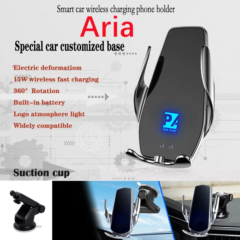 For Aria Car Cell Mobile Phone Holder Wireless Charger 15W Mount Navigation Bracket GPS Support 360 Rotating Universal
For Aria Car Cell Mobile Phone Holder Wireless Charger 15W Mount Navigation Bracket GPS Support 360 Rotating Universal