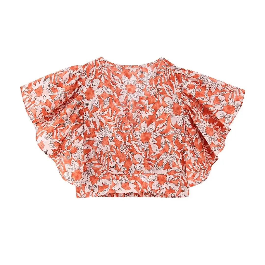 Women 2023 New Fashion Summer Short Sweet Flower Print Tops Vintage V-neck Fancy Lace Sleeveless Female Chic Tops
Women 2023 New Fashion Summer Short Sweet Flower Print Tops Vintage V-neck Fancy Lace Sleeveless Female Chic Tops