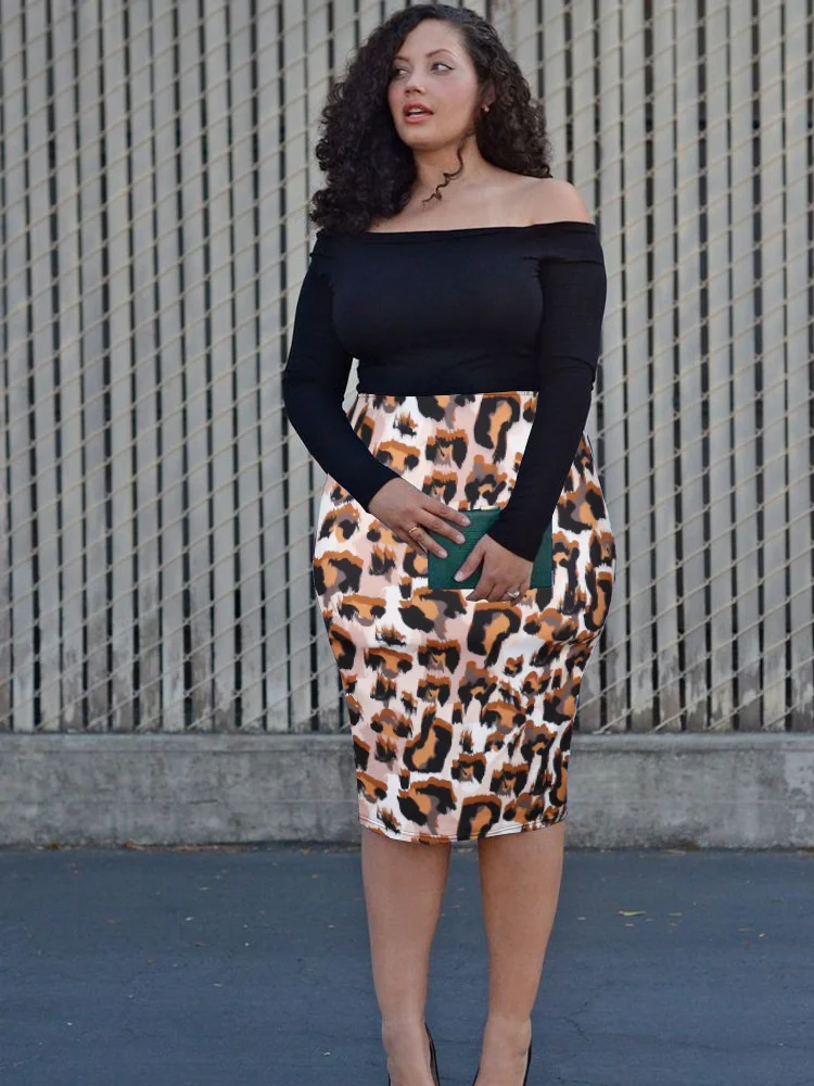 Summer New Women's Plus Size Leopard Print Simple Casual Slim Fit Bag Hip Skirt Large Women's Wear
Summer New Women's Plus Size Leopard Print Simple Casual Slim Fit Bag Hip Skirt Large Women's Wear