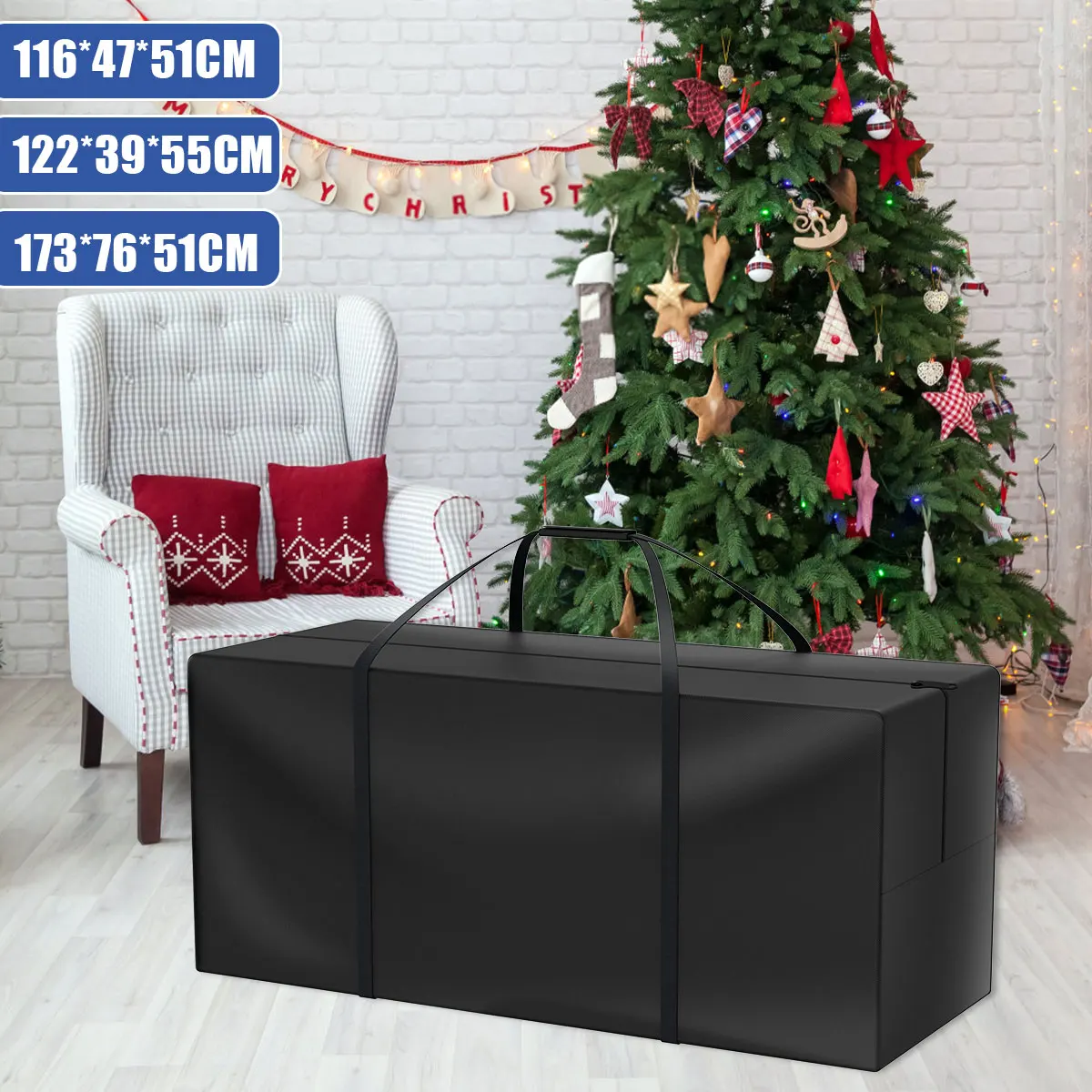 Cushion Storage Bag Garden Furniture Protective Holder Bag Cover with Zipper Handle Waterproof Patio Cushion Bag Dustproof
Cushion Storage Bag Garden Furniture Protective Holder Bag Cover with Zipper Handle Waterproof Patio Cushion Bag Dustproof