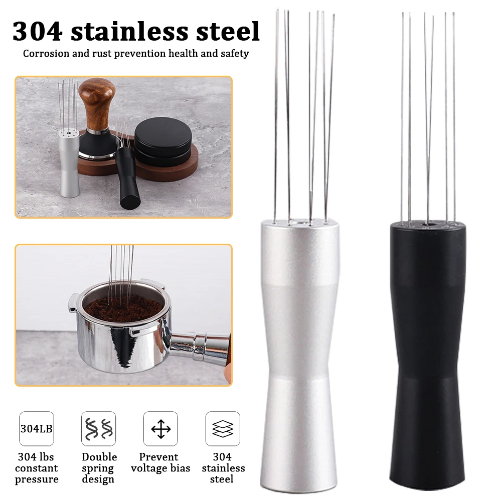 Needle Type Coffee Powder Distribute Coffee Tamper Distributor Leveler Tool Coffee Tamper Needle 304Stainless Steel High Quality
Needle Type Coffee Powder Distribute Coffee Tamper Distributor Leveler Tool Coffee Tamper Needle 304Stainless Steel High Quality