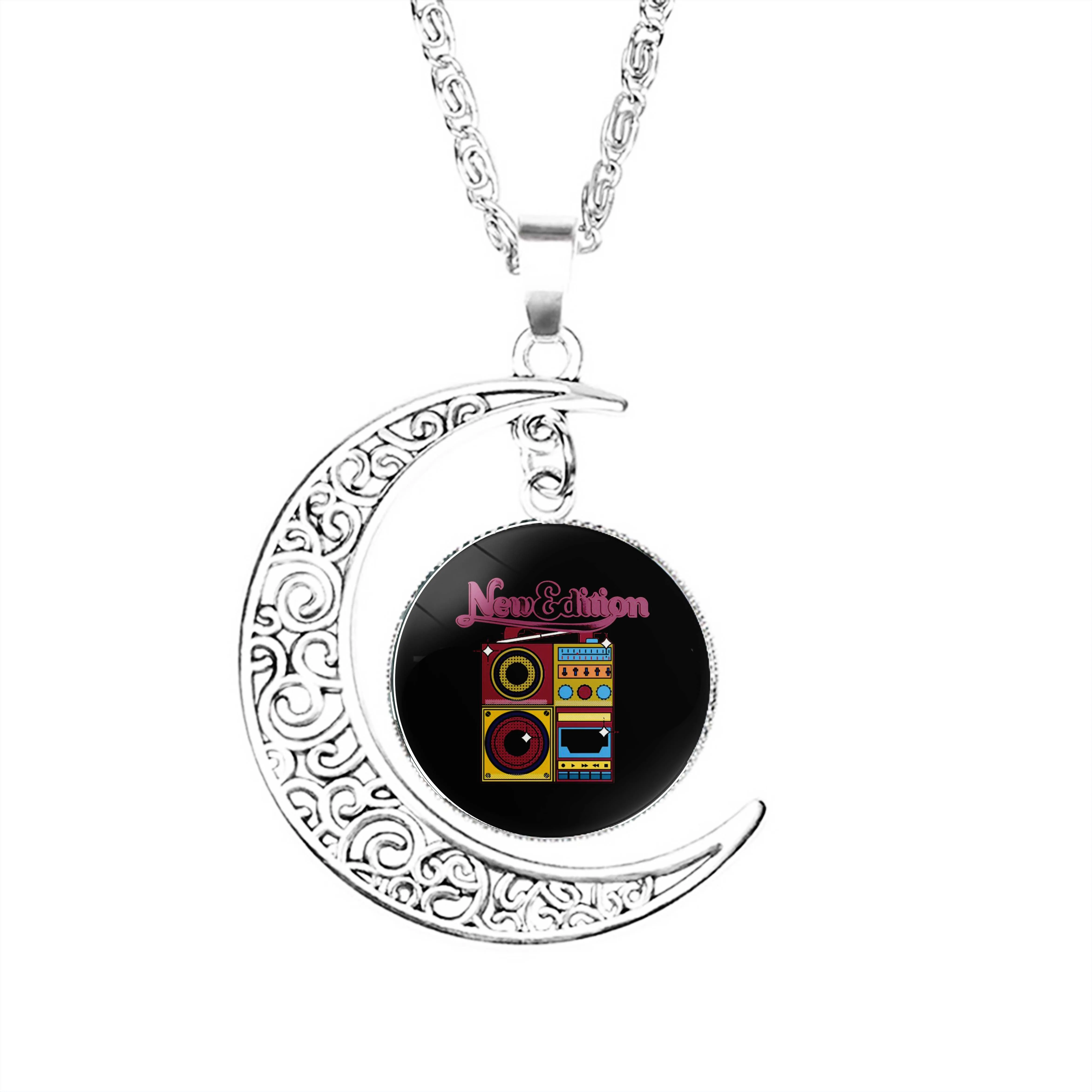 New Rock Cool It Now Edition Gift Fan Moon Necklace Accessories Party Fashion Charm Jewelry Dome Men Chain Lovers Lady Crescent
New Rock Cool It Now Edition Gift Fan Moon Necklace Accessories Party Fashion Charm Jewelry Dome Men Chain Lovers Lady Crescent