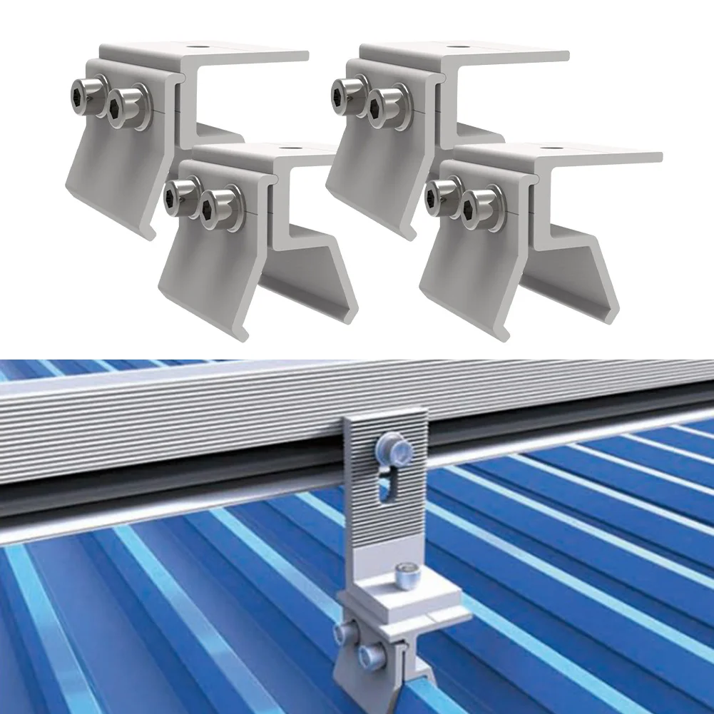 Solar Panel Bracket Seam Clamp Fixing PV Mounting Standing Seam Clamp Solar Module Mounting Support Racking Solar Power Supplies
Solar Panel Bracket Seam Clamp Fixing PV Mounting Standing Seam Clamp Solar Module Mounting Support Racking Solar Power Supplies